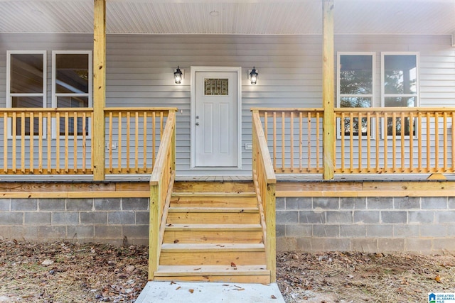 view of entrance to property