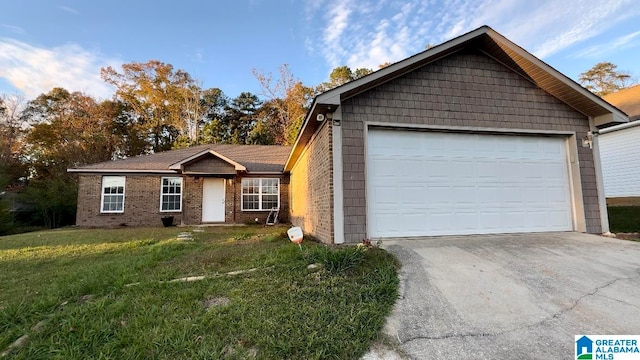 view of front of house with a front yard