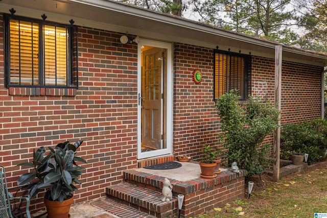 view of entrance to property