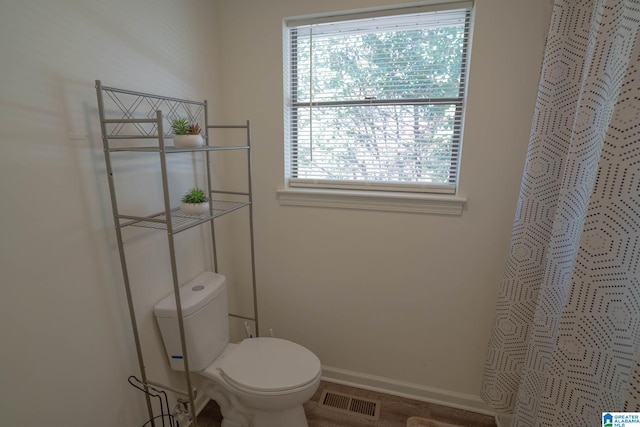 bathroom with toilet