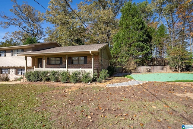 view of home's exterior with a lawn