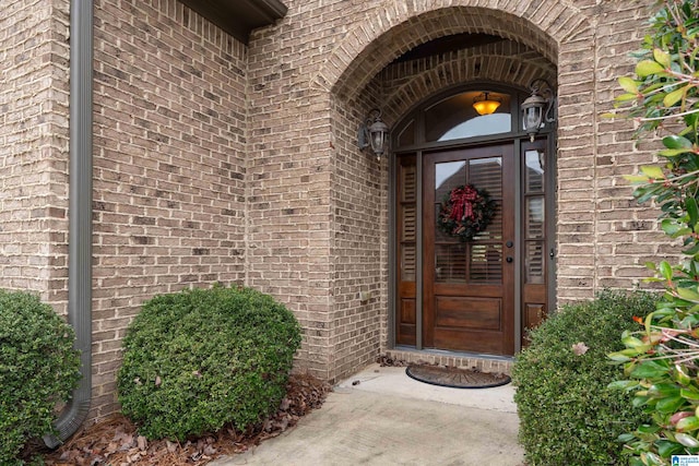 view of entrance to property