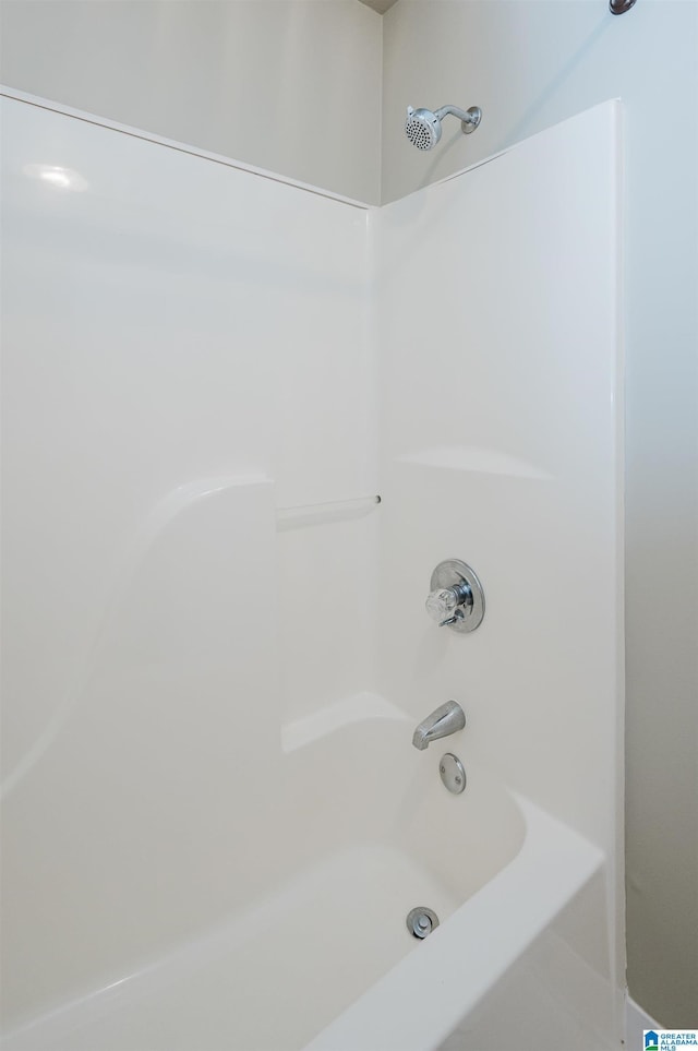 bathroom featuring bathing tub / shower combination