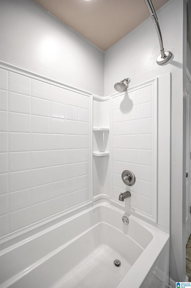 bathroom featuring shower / washtub combination