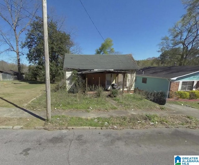 view of bungalow-style home