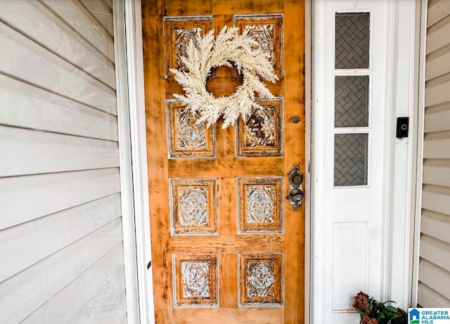 view of entrance to property