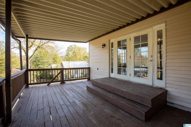 view of deck