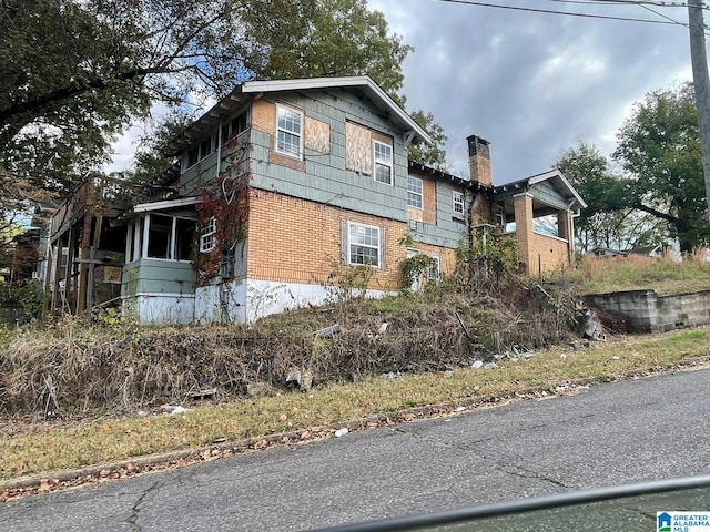 view of front of home