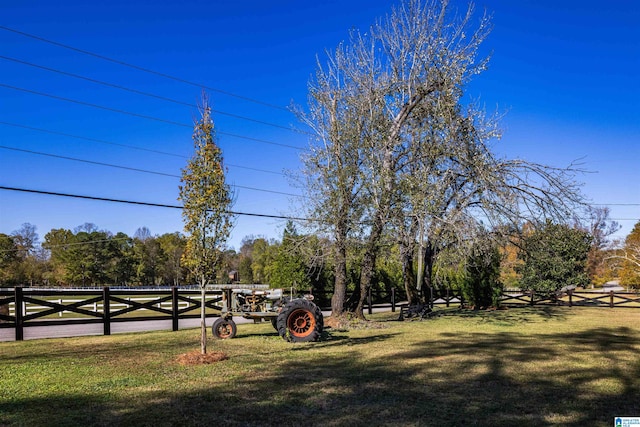 view of yard