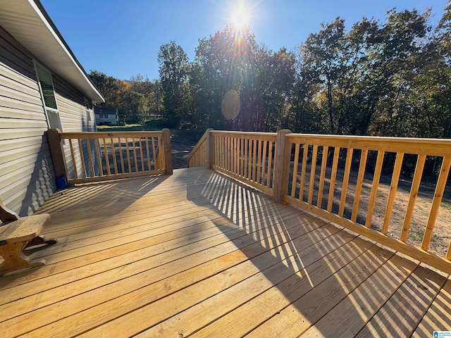 view of deck