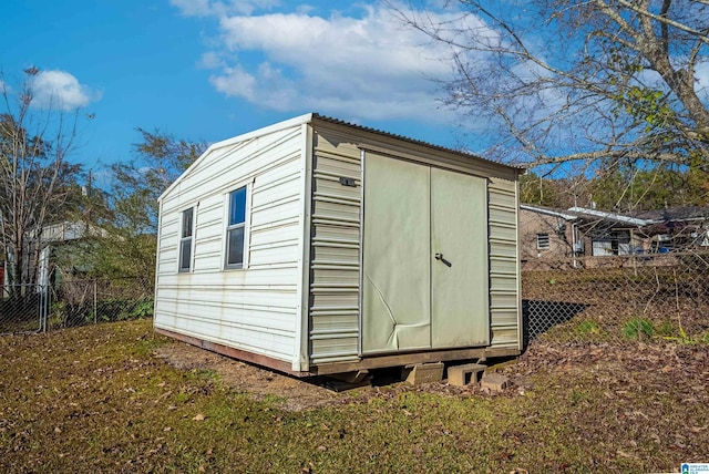 view of outdoor structure