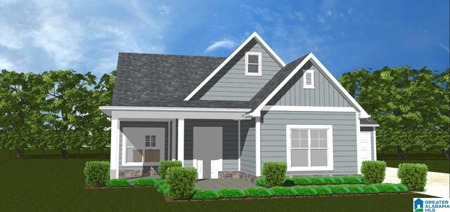1469 Brooks Dr, Mount Olive, AL 35117 - view of front of house featuring board and batten siding