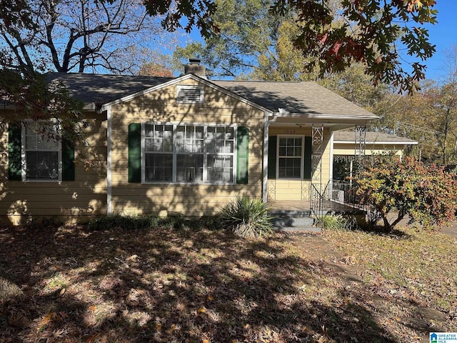 view of bungalow