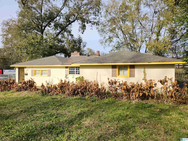 view of home's exterior featuring a lawn