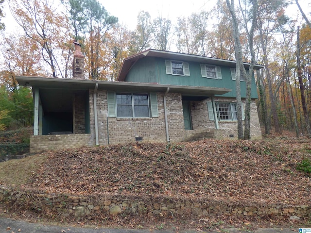 view of front of home