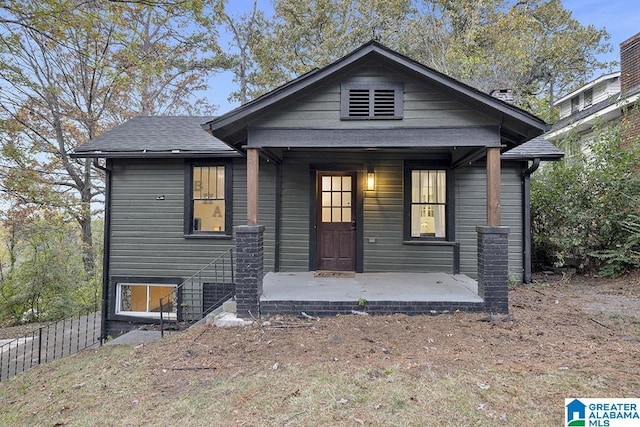 view of bungalow-style home