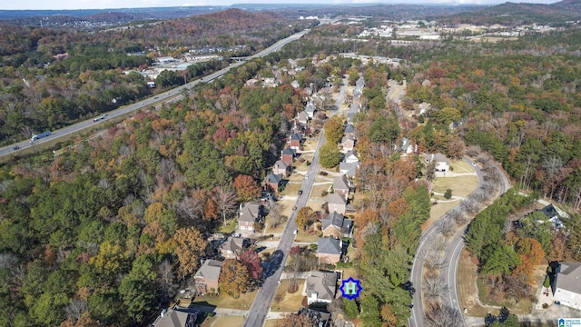 169 Glen Abbey Way, Alabaster, AL 35007 - aerial view of property and surrounding area with a forest