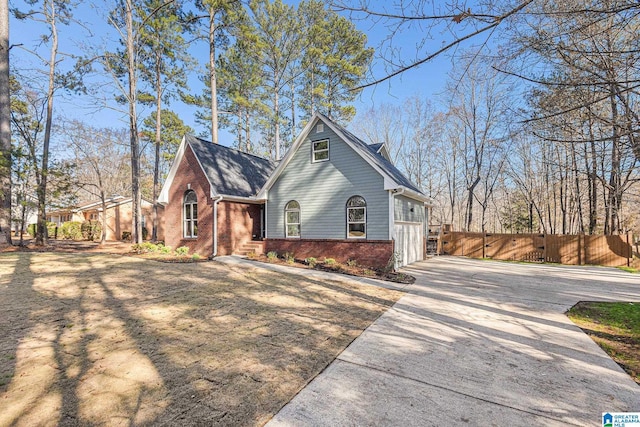 view of front of home