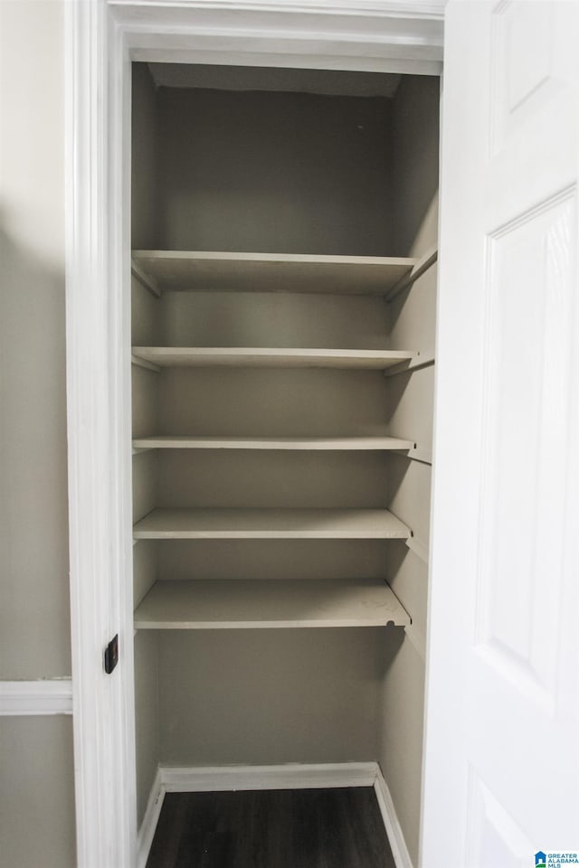 view of closet