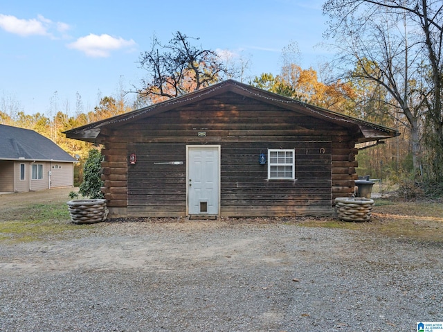 view of outbuilding