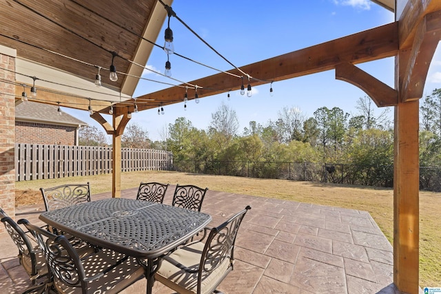 view of patio