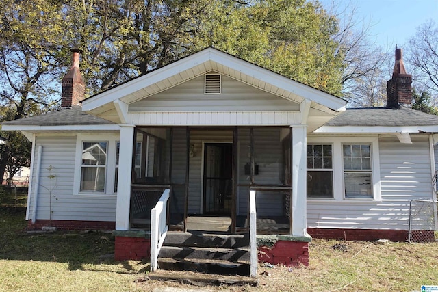 bungalow with covered porch