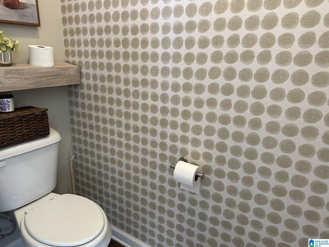 bathroom with toilet