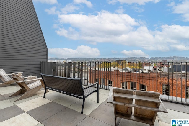 view of patio featuring an outdoor hangout area