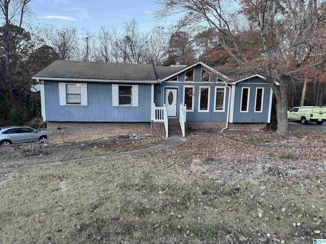 view of front of property