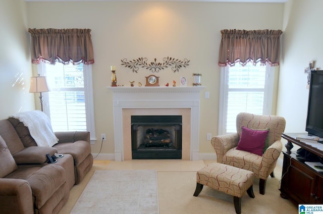 view of living room