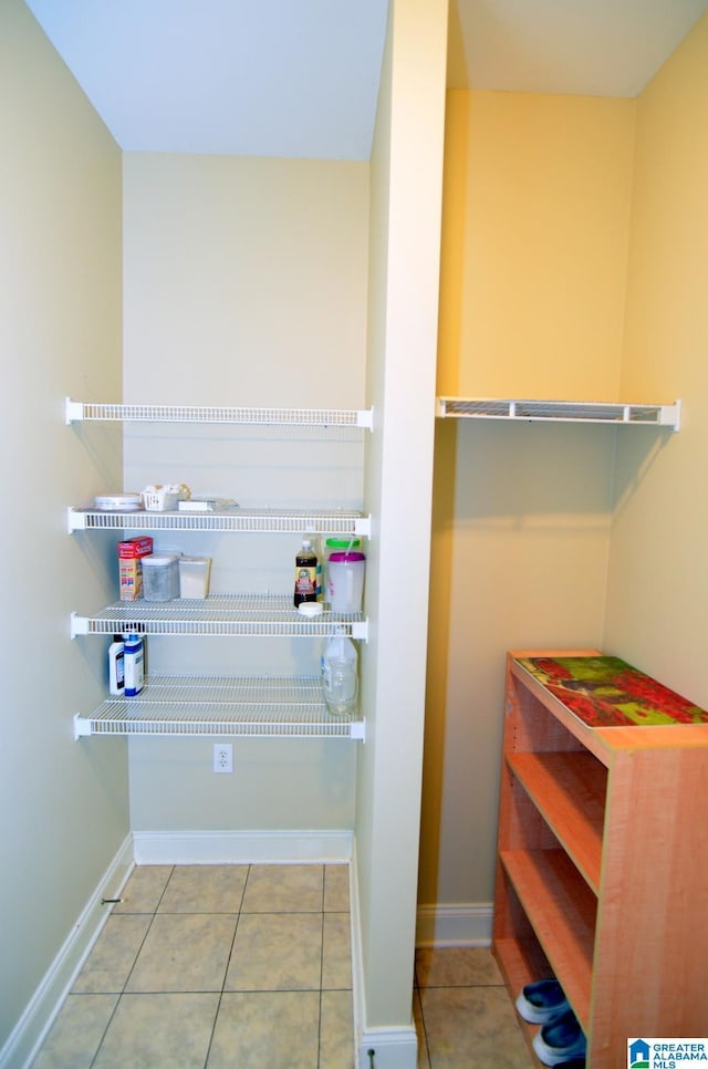 view of pantry