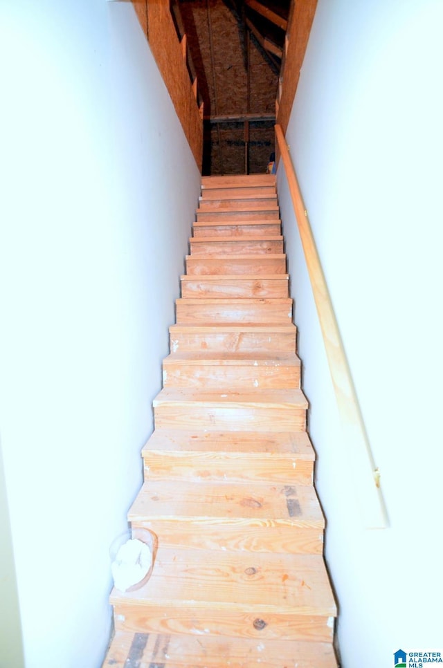 view of staircase