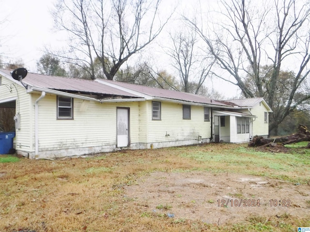 view of rear view of house