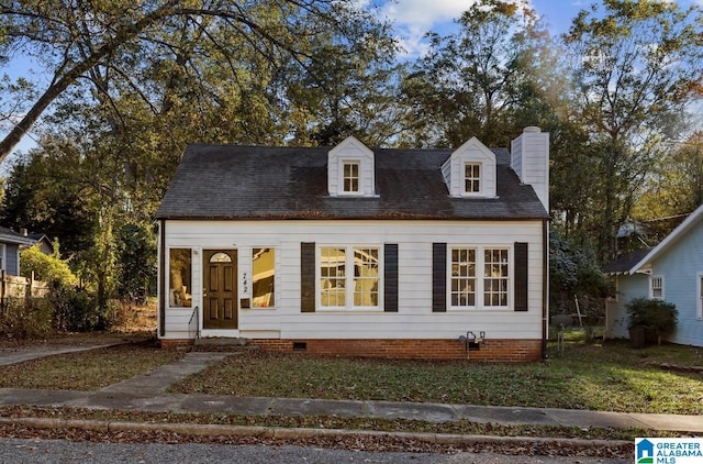 view of cape cod house