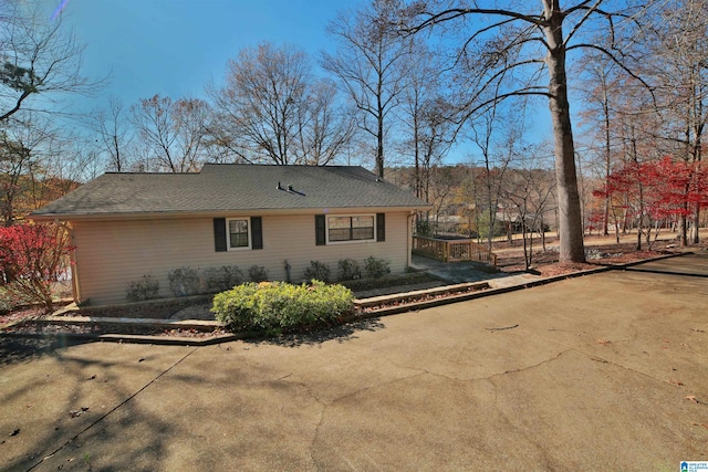 view of rear view of house