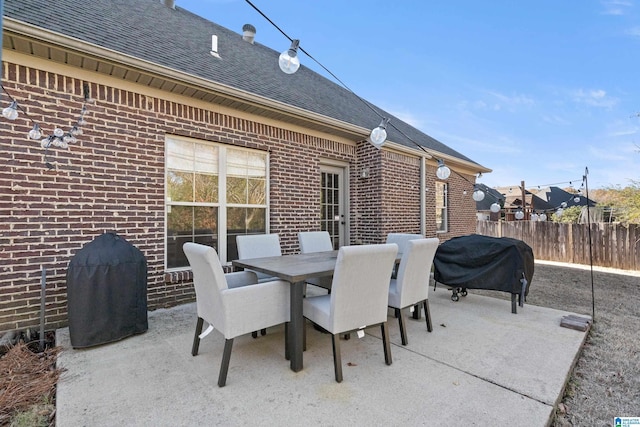 view of patio / terrace with grilling area