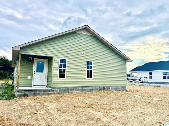 view of rear view of house