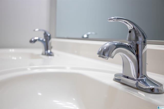 interior details featuring sink