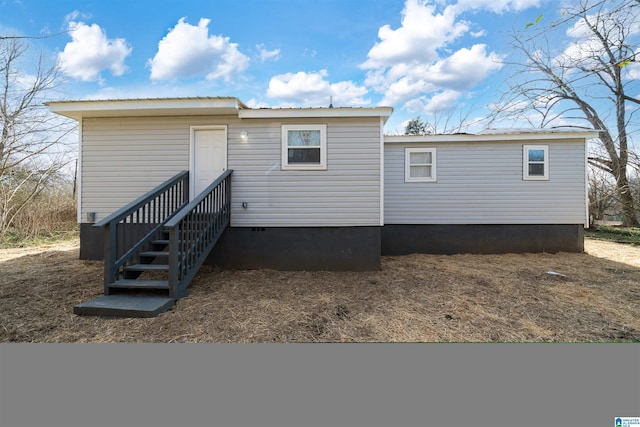 view of rear view of property