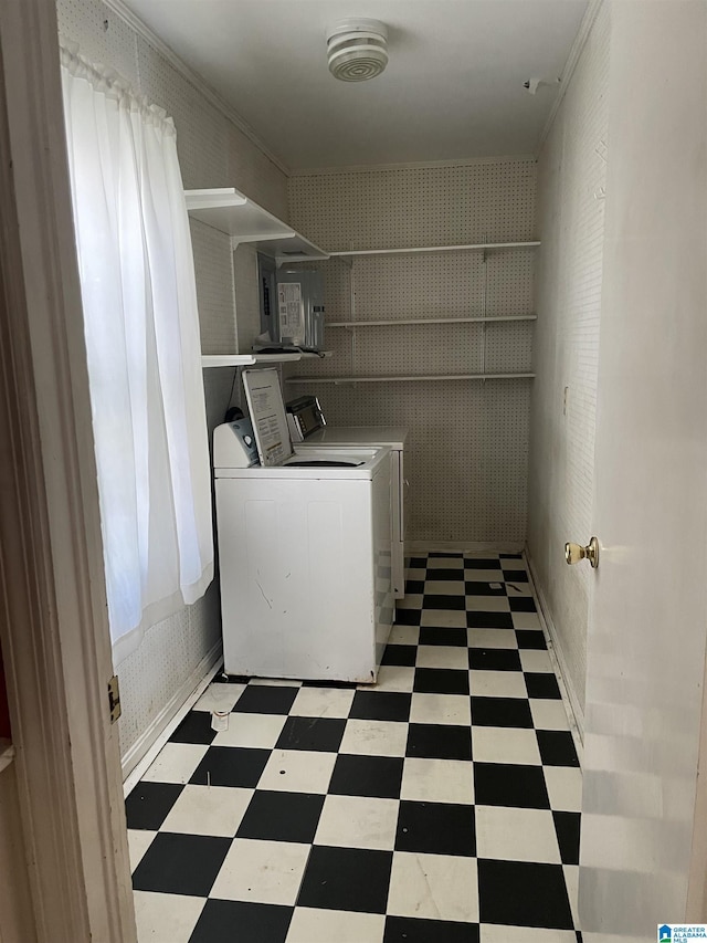 laundry area featuring separate washer and dryer