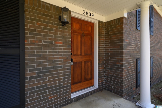 view of entrance to property