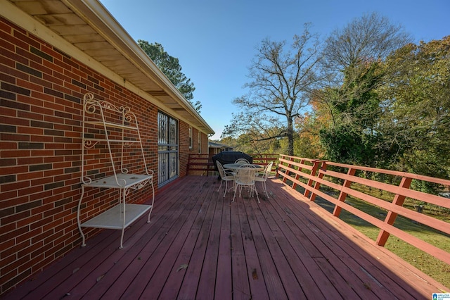 view of deck