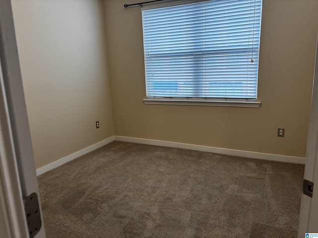 unfurnished room with carpet