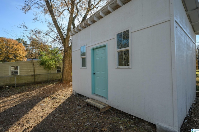 view of outbuilding