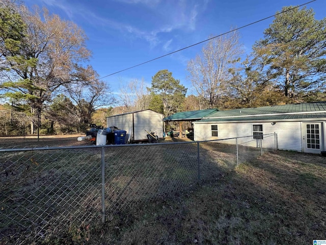 view of side of property