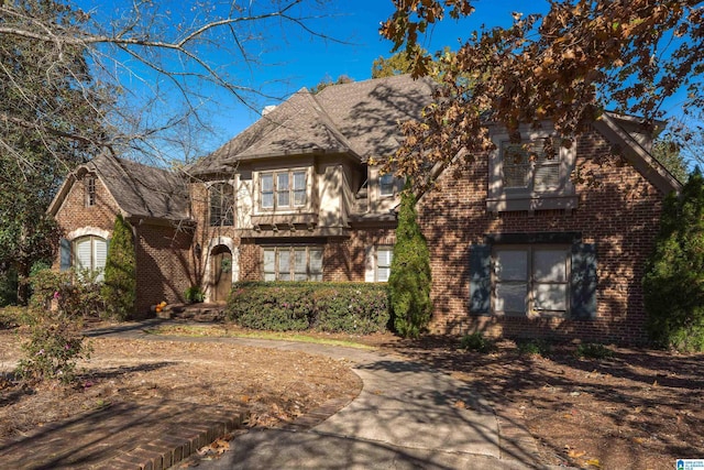 view of tudor-style house