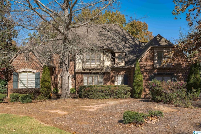 view of tudor-style house