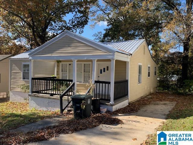 bungalow with a porch