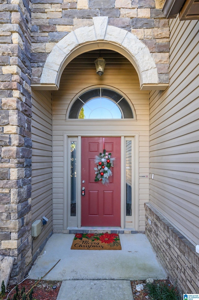 view of entrance to property