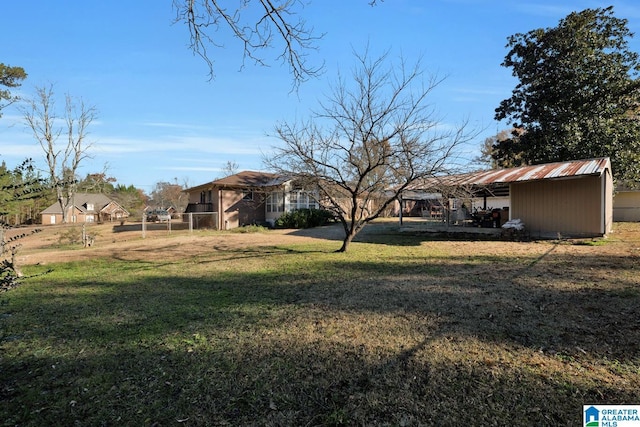 view of yard